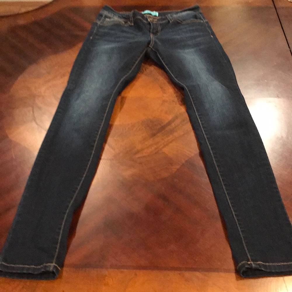 Dark blue skinny jeans